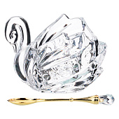 Икорница Muza Crystal с ложкой 355-273 Икорница Muza Crystal с ложкой 355-273
