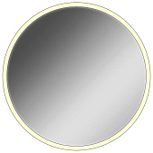 Зеркало с LED подсветкой Moon 72 white с теплой подсветкой без кнопки Sansa SMo1047Z Домино