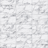  Обои 0.53х10м Оникс арт. 1596-21 Плитка белый мрамор/ VILIA 