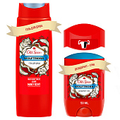  Подарочный набор OLD SPICE Твердый дезодорант 50мл+Гель для душа 250мл Wolfthorn 