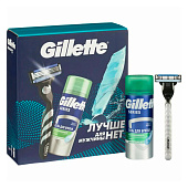  Подарочный набор GILLETTE MACH3 Бритва с 1 сменной кассетой+GILLETTE Series Гель для бритья Алоэ 75мл 