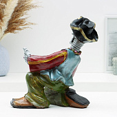 Подставка для горшка "Пират капитан Джек" 15х24х28см 9943801 Подставка для горшка "Пират капитан Джек" 15х24х28см 9943801