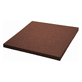  Плитка из резиновой крошки 500х500х30 мм коричневый 