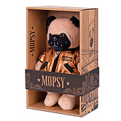 Мягкая игрушка Mopsy, Мопс Мопси в бомбере, 20 см, в коробке Мягкая игрушка Mopsy, Мопс Мопси в бомбере, 20 см, в коробке