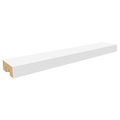 Рейка МДФ Бриона Белый 16х40х2700мм /Стелла   Рейка МДФ Бриона Белый 16х40х2700мм /Стелла