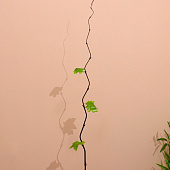  Интерьерный декор из бамбука, листья пластик 200 см зелёный   7779965 