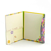 Блокнот А6 Alingar Цветы и птицы, со стикерами-закладками Блокнот А6 Alingar Цветы и птицы, со стикерами-закладками