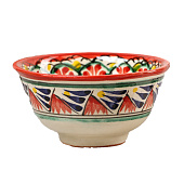 Пиала Риштанская керамика "Узоры", 9,5 см микс, красная 10402743 Пиала Риштанская керамика "Узоры", 9,5 см микс, красная 10402743