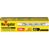 Лампа галоген. Navigator 150Вт R7s, 78мм 220В Лампа галоген. Navigator 150Вт R7s, 78мм 220В