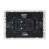 Розетка двойная встраиваемая с заземлением, цвет белый, IEK FORTE&PIANO Розетка двойная встраиваемая с заземлением, цвет белый, IEK FORTE&PIANO