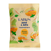 Мыло туалетное LARUN Дыня и мята 75г Мыло туалетное LARUN Дыня и мята 75г