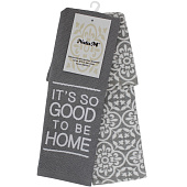 Набор кухонных полотенец (рогожка) 30х45 Домашний серый HM2303-2 Набор кухонных полотенец (рогожка) 30х45 Домашний серый HM2303-2