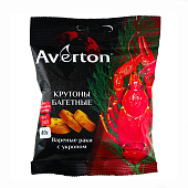 Крутоны Averton багетные 40г Раки с укропом Крутоны Averton багетные 40г Раки с укропом