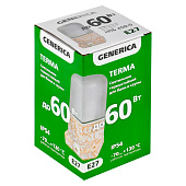 Светильник TERMA НПБ 450-5 IP54 60Вт мрамор для сауны керамика наклон GENERICA