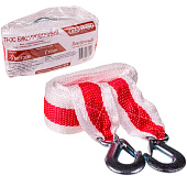 Трос ленточный 7,5т 5м 2 крюка STAFF SKYWAY 50мм Трос ленточный 7,5т 5м 2 крюка STAFF SKYWAY 50мм