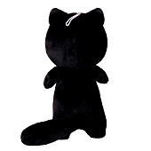 Мягкая игрушка "Кот", 30 см, цвет чёрный   9689605