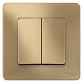 Выключатель 2-кл. СП BLANCA титан SchE BLNVS010504 Выключатель 2-кл. СП BLANCA титан SchE BLNVS010504