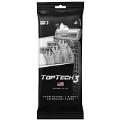 Станок для бритья одноразовый TOPTECH 3 пакет 4шт (плав.головка+алоэ) Станок для бритья одноразовый TOPTECH 3 пакет 4шт (плав.головка+алоэ)