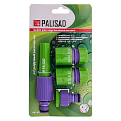 Набор для подключения шланга 1/2" (распылитель, 3 адаптера к распылителю)// PALISAD , 65176 Набор для подключения шланга 1/2" (распылитель, 3 адаптера к распылителю)// PALISAD , 65176