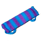  Мочалка "Махровая" широкая полоса, 12х45 см, цвет микс 1847138 