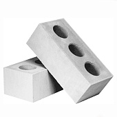  Кирпич силикатный лицевой пустотелый (3отв. 52мм) 250х120х88мм [М-150] /Стройберг 