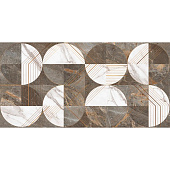  Декор 25х50 Аверно Микс Коричневый /БерезаКерамика 