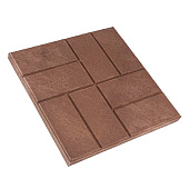 Полимер-песчанная плитка "8 Кирпичей" 330х330х25, Шоколад Полимер-песчанная плитка "8 Кирпичей" 330х330х25, Шоколад