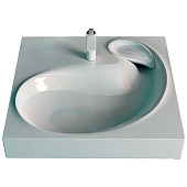 Раковина над стиральной машиной Флоу 60 белая Раковина над стиральной машиной Флоу 60 белая