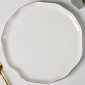 Тарелка обеденная Доляна Млечный путь 25 см белый 5287700 Тарелка обеденная Доляна Млечный путь 25 см белый 5287700