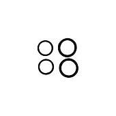 Набор колец для излива 12х16, 14х19 (2+2 шт)