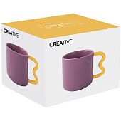  Кружка Easy Life  "Creative" 0.35л (фиолетовый) EL-R1740/CRCV 