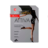  Колготки Omsa Attiva 20, цвет Fumo, размер 4 