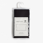 Наволочка 70х70 Этель цв.черный, 100% хлопок, поплин, 9241758 Наволочка 70х70 Этель цв.черный, 100% хлопок, поплин, 9241758