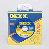 Диск алмазный сплошной 125х22,2мм/DEXX Диск алмазный сплошной 125х22,2мм/DEXX