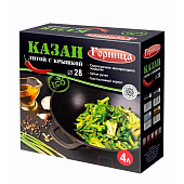 Казан ГРАНИТ 4л. с крышкой индукция EKN2832AG