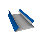 Планка угла внутреннего 0,4х115х115 L=2м (RAL 5005 Сигнальный синий) Планка угла внутреннего 0,4х115х115 L=2м (RAL 5005 Сигнальный синий)