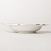  Тарелка глубокая 23 см Thun Constance, декор "Серебряные колосья, отводка платина БТФ0755 