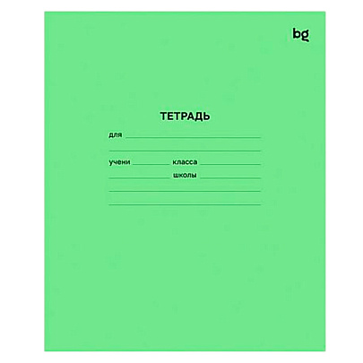  Тетрадь 12л крупная клетка BG /Т5ск12 57424/ 