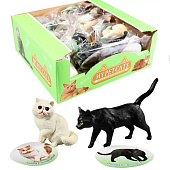 Игрушка фигурка "Кошечка с карточкой породы". В ассортименте, ST1171 