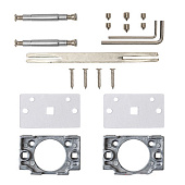  Ручка дверная Code Deco Fusion прямоугольник H-100162-A-BLM, черный матовый 