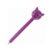  Ручка шариковая Brauberg фигурная "Смайлики микс-2", синяя, 4 дизайна, 0,5 мм, дисплей, 142772 