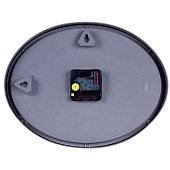 Часы настенные овал 22,5х29см, корпус серый "Классика" "Рубин" Часы настенные овал 22,5х29см, корпус серый "Классика" "Рубин"