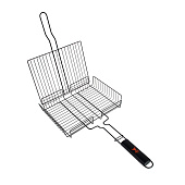  Решетка-гриль GRILLBOOM антипригар.покр. 56х(23х30х4)см 104-002 