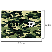 Папка для тетрадей ПИФАГОР А4, 1 отделение, ПВХ, на молнии, ассорти Camouflage, 32x23 см, 273830 Папка для тетрадей ПИФАГОР А4, 1 отделение, ПВХ, на молнии, ассорти Camouflage, 32x23 см, 273830