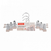 Набор вешалок для брюк/юбок NEO MATTE BEIGE 3шт 30см AHS072