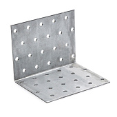 Уголок крепежный равносторонний 80х80х100х2,0мм цинк Уголок крепежный равносторонний 80х80х100х2,0мм цинк