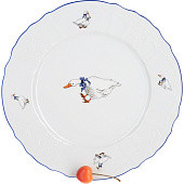Тарелка мелкая 27 см Thun Bernadotte, декор "Гуси" БТФ0377 Тарелка мелкая 27 см Thun Bernadotte, декор "Гуси" БТФ0377