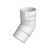 Колено трубы 135° ПВХ D125/82 белый /Технониколь Колено трубы 135° ПВХ D125/82 белый /Технониколь