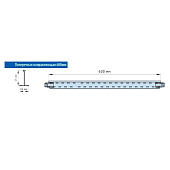 Направляющая PRIMET 600х25х24 Направляющая PRIMET 600х25х24