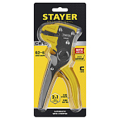 Клещи-автомат для снятия изоляции, сечение провода CS-50 0,2-6,0мм2/STAYER Клещи-автомат для снятия изоляции, сечение провода CS-50 0,2-6,0мм2/STAYER